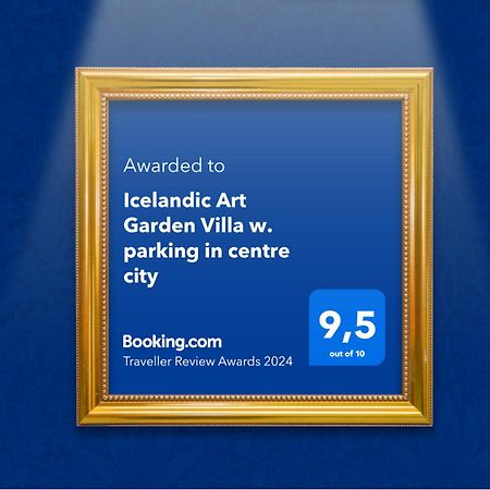 Icelandic Art Garden Villa W. Parking In Centre City Reykjavík Exterior photo