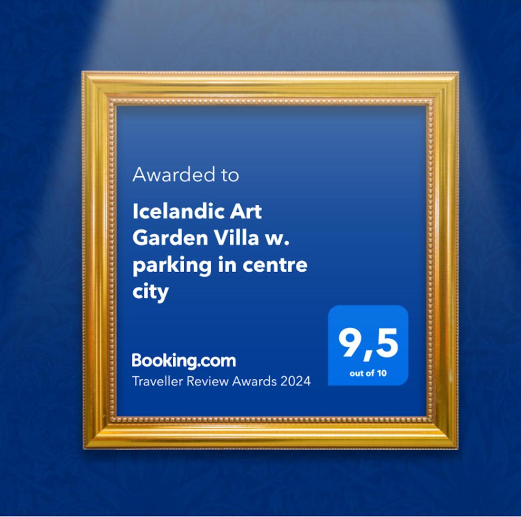 Icelandic Art Garden Villa W. Parking In Centre City Reykjavík Exterior photo